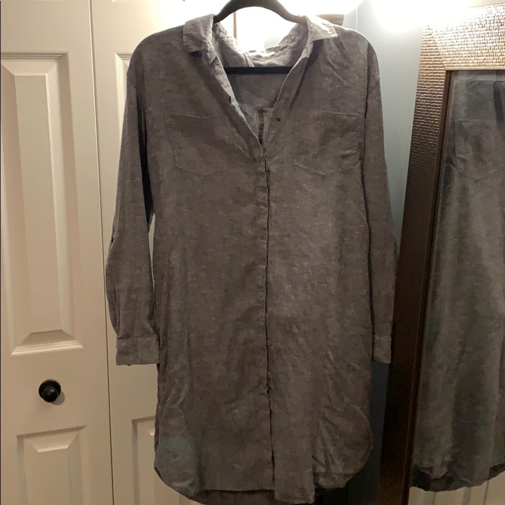 Long sleeve flowy dress